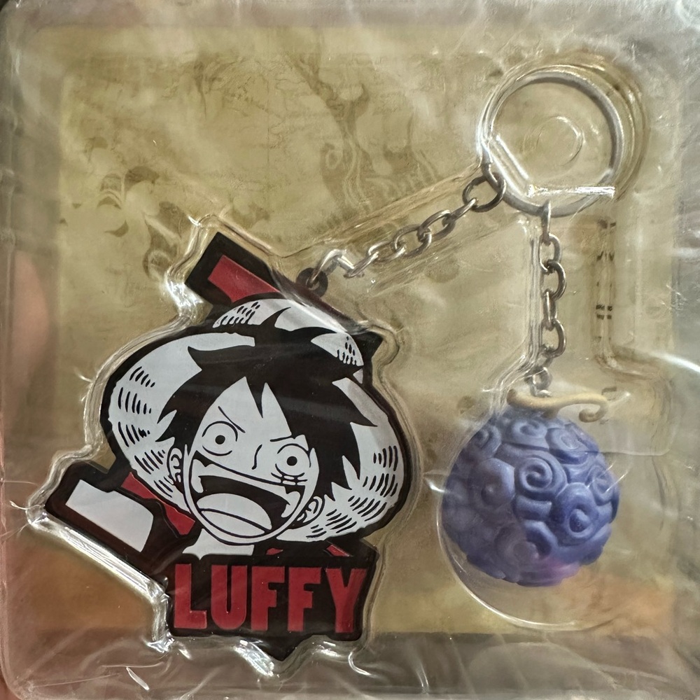 J One Piece History Of Ace Devil Fruit Keychain Gomu